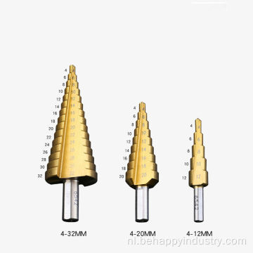 Stap Cone Drill Titanium Bit Set